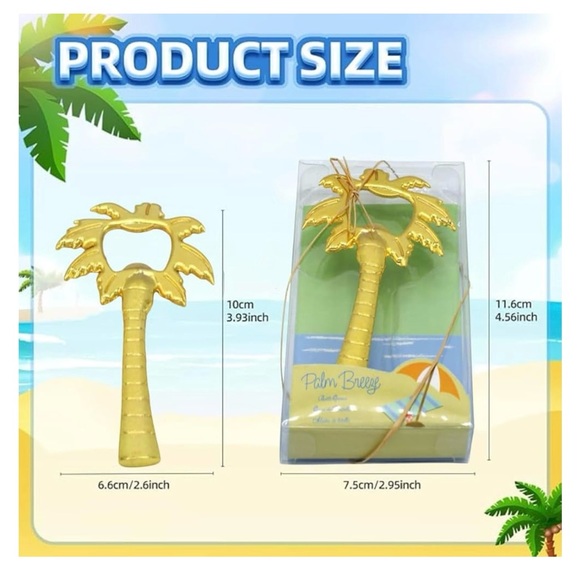 56 Coconut Tree Shaped Bottle Openers - Picture 3 of 8